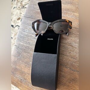 Prada Tortoiseshell Sunglasses — Brown Lenses (New Without Tags)
